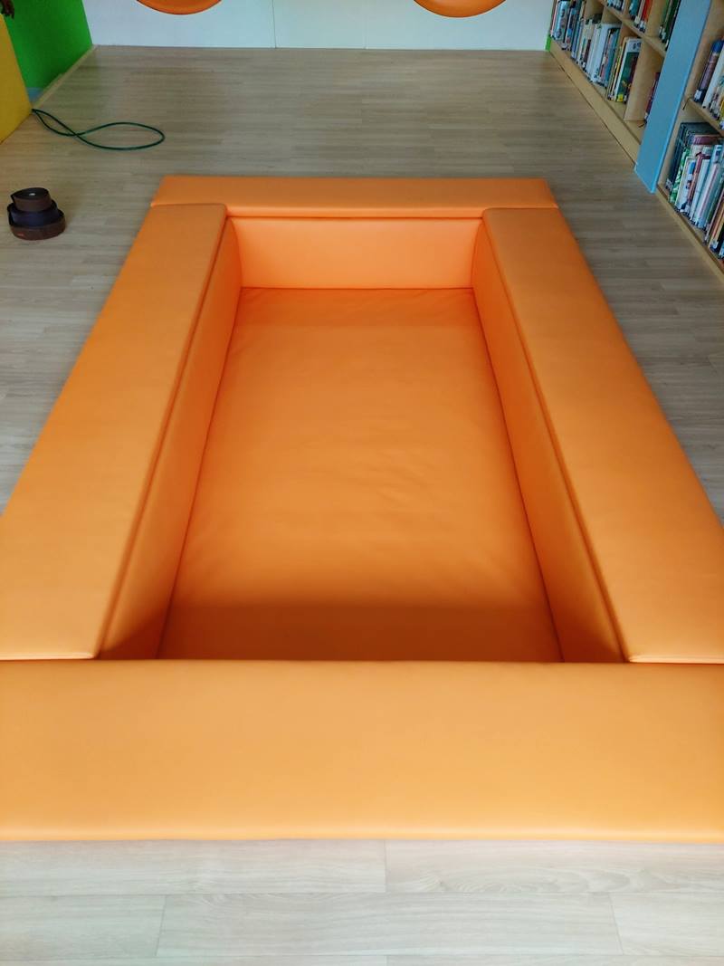 어린이집 실내 놀이터 벤치 #83 시공사례